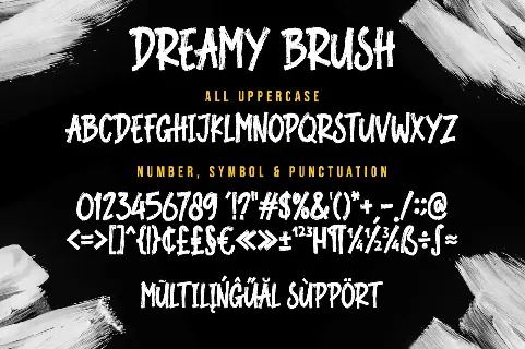 Dreamy Brush font