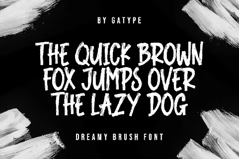 Dreamy Brush font