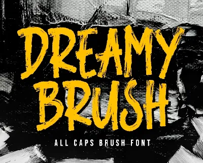 Dreamy Brush font