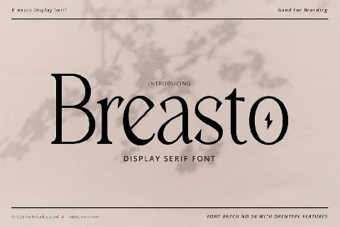 Breasto font