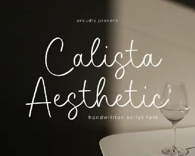 Calista Aesthetic font