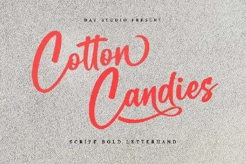 Cotton Candies Calligraphy font
