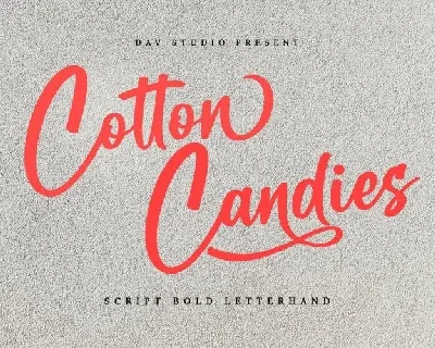 Cotton Candies Calligraphy font