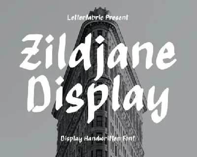 Zildjane Display font