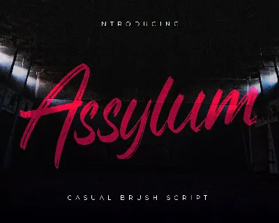 Assylum font