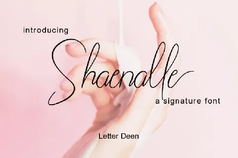 Shaenalle Signature font