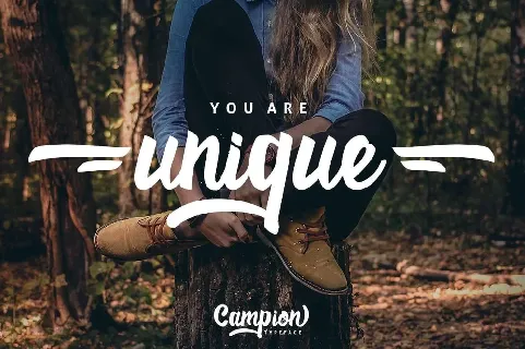 Campio Script Free font