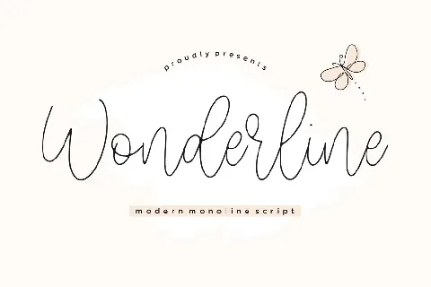 Wonderline font