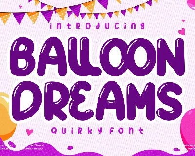 BALLOON DREAMS font