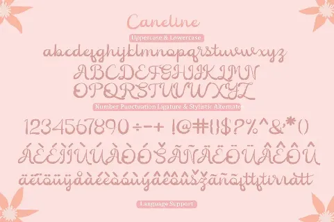 Caneline font