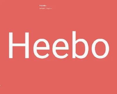 Heebo Family font
