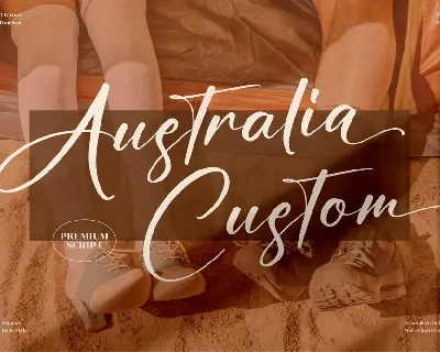 Australia Custom font
