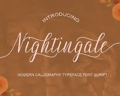 Nightingale Handwriting font