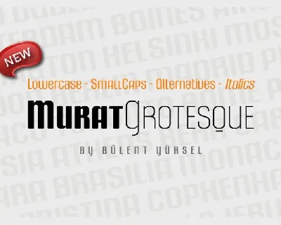 Murat Grotesque Family font