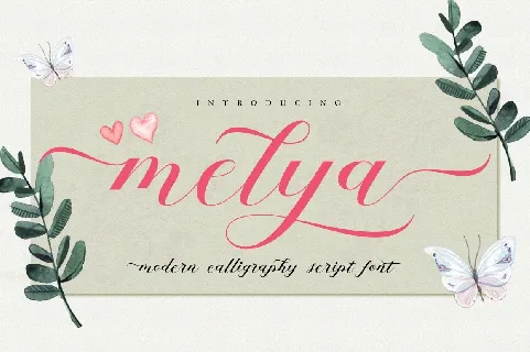 Melya font