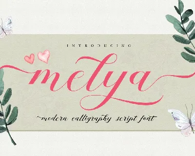 Melya font