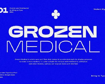 GROZEN MEDICAL DEMO font