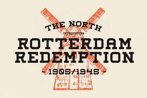 Rotterdam Redemption font