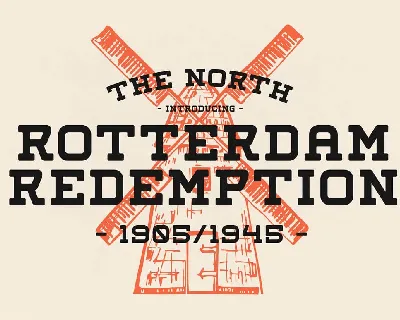 Rotterdam Redemption font