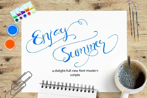 Enjoy Summer Script Free font