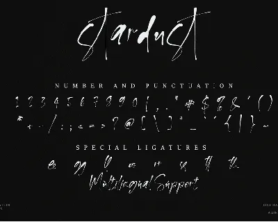 stardust font