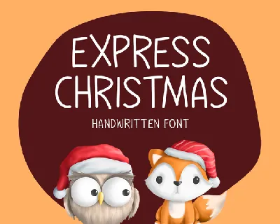 Express Christmas font