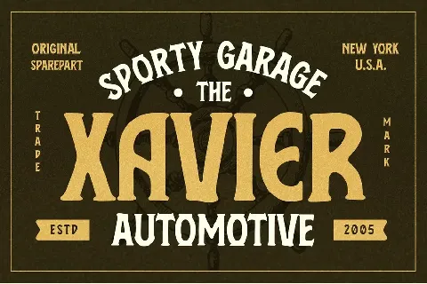 Vintage Browner font