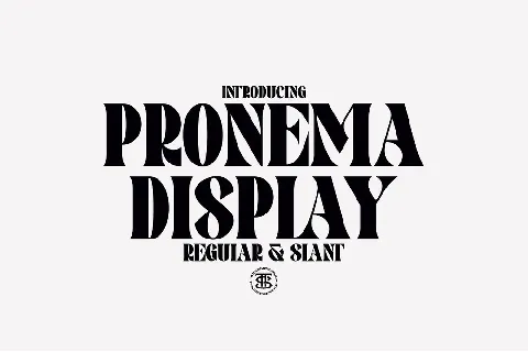 Pronema font