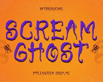 Scream Ghost font