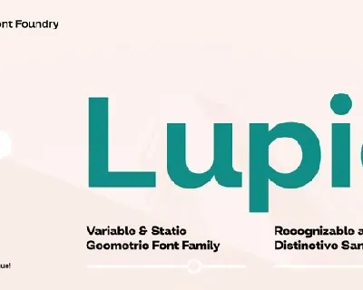 Lupio Family font
