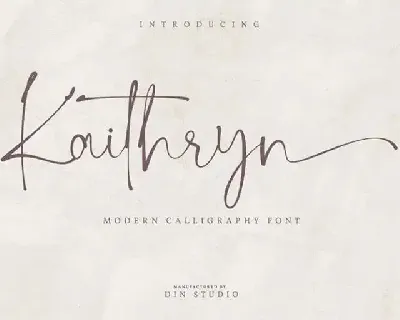 Kaithryn Script font