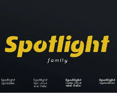 Spotlight font