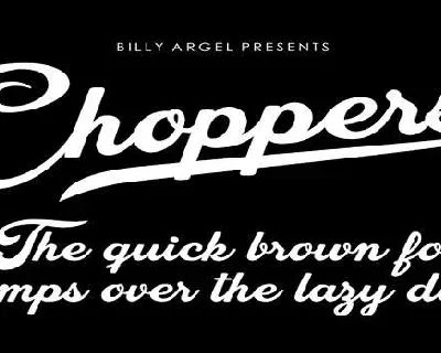 Choppers font