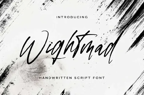 Wightmad font
