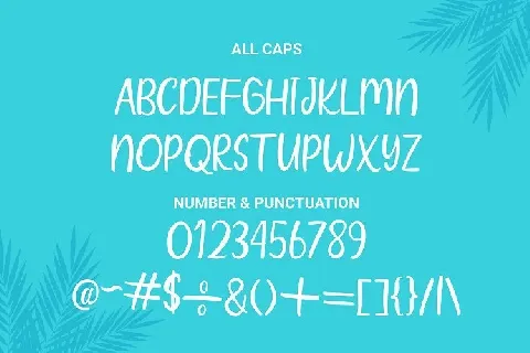 Wind Palm font