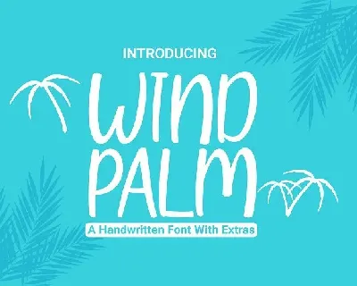 Wind Palm font