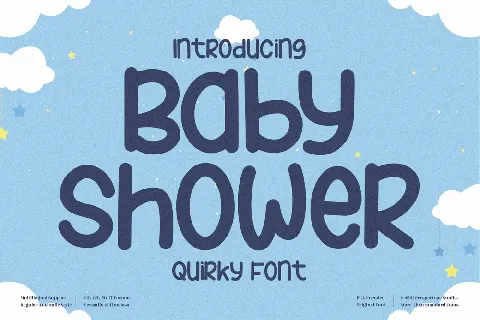 Baby Shower font