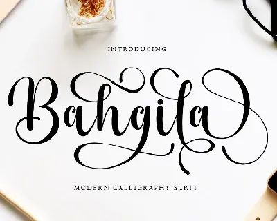 Bahgila font