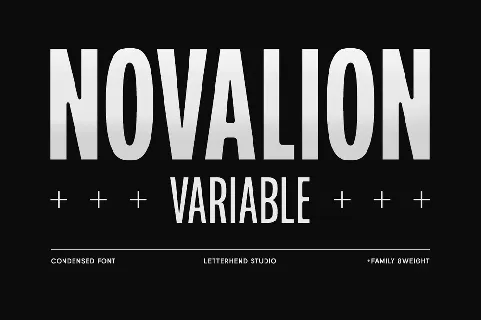 Novalion font