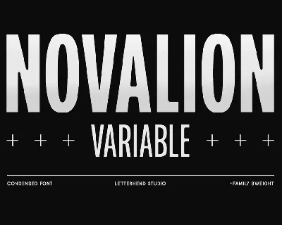 Novalion font
