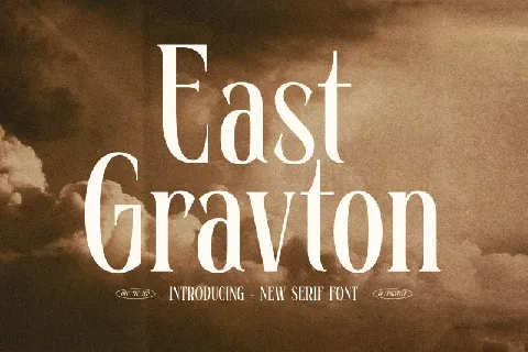 East Gravton font