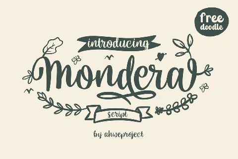 Mondera Typeface font