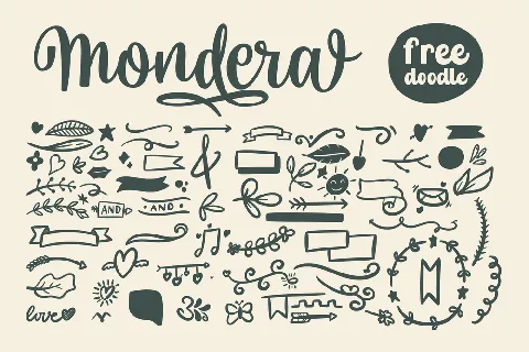 Mondera Typeface font