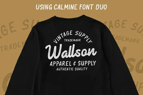 Calmine font