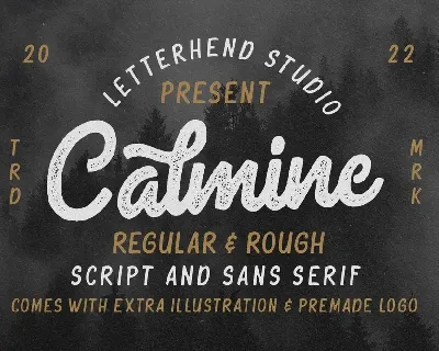 Calmine font