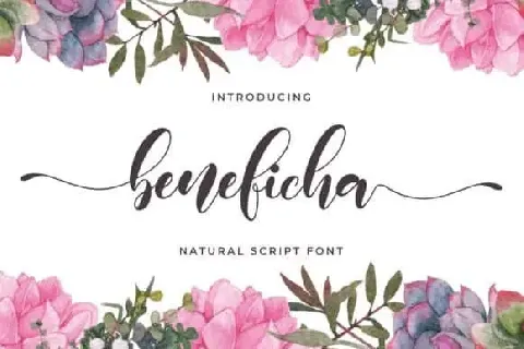 Beneficha Script font