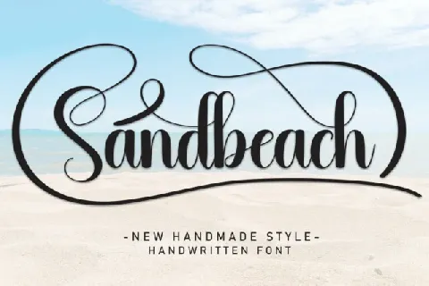 Sandbeach Script font