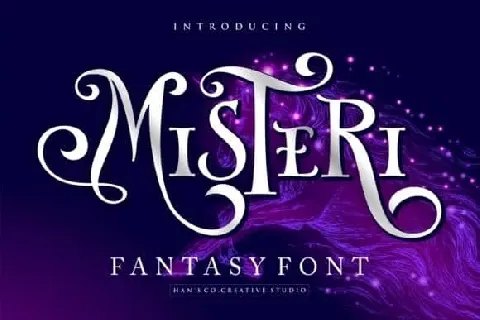 Misteri Display font