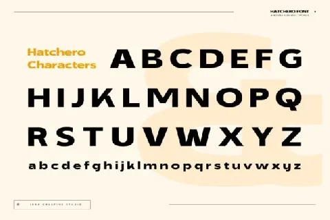 Hatchero font