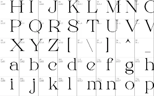 Roman Sophisticated font